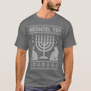 T-shirt Meowzel Tov Amoureux de les chats Fête juive Ugly
