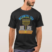 T-shirt Meowzel Tov  Cat Jewish Mazel Tov Hanukah Fun Trad (Devant)