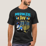 T-shirt Meowzel Tov Chanukah Chat juif Hanoukka<br><div class="desc">Meowzel Tov Chanukah Chat juif Hanoukka</div>