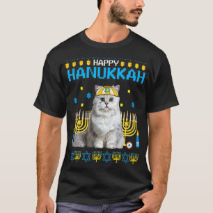 T-shirt Meowzel Tov Chanukah Chat Juif Hanukkah Sweatshirt