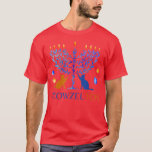 T-shirt Meowzel Tov Chanukah Hanoukka Propriétaire de chat<br><div class="desc">Meowzel Tov Chanukah Hanoukka Chat Juif Propriétaire Vilain Cadeau.</div>