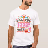 T-shirt M'épouseras-tu ? (Devant)