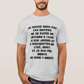 T-shirt mépris MACRON et son (Devant)
