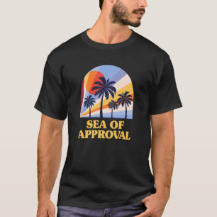 T-shirt Mer D'Approbation Plage Discours Citations Océaniq