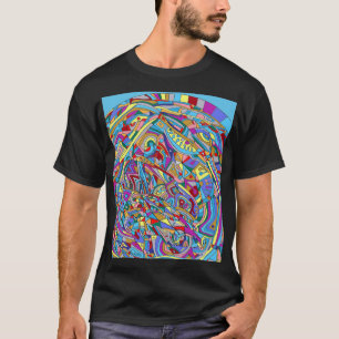 T-shirt Mer de corail Abstraite