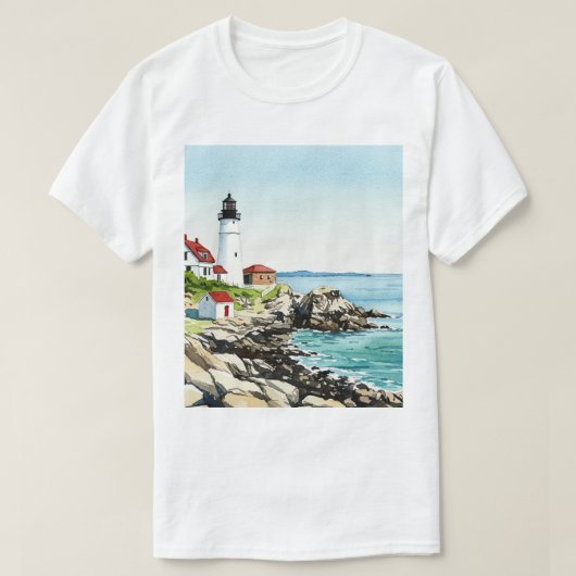 T-shirt Mer et plage (Design devant)