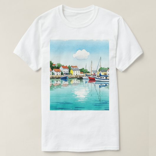 T-shirt Mer et plage (Design devant)
