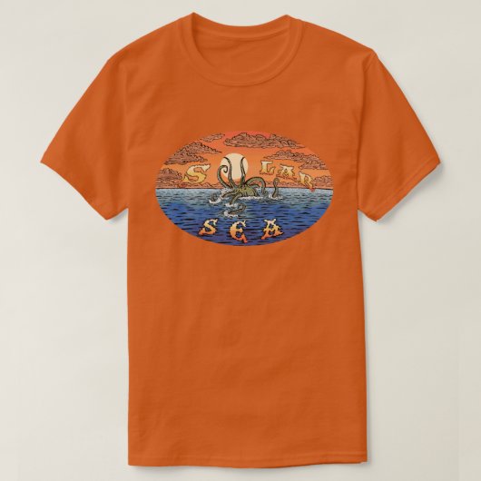 T-shirt Mer Solaire. (Design devant)