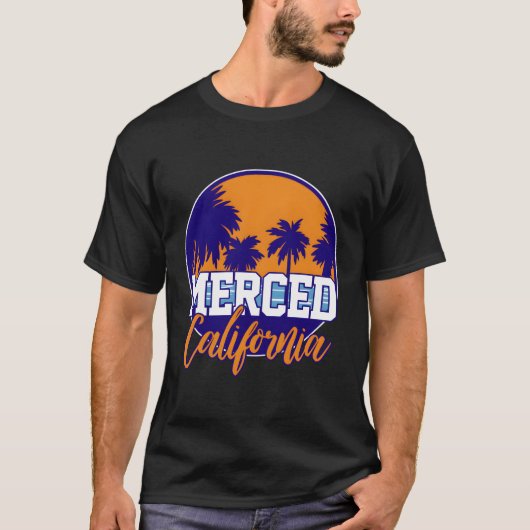T-shirt Merced California (Devant)