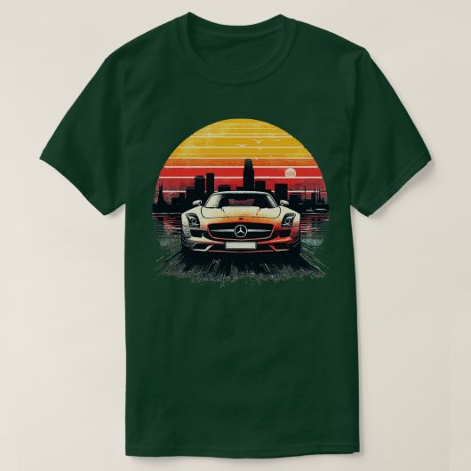T-shirt Mercedes Benz SLS AMG (Design devant)