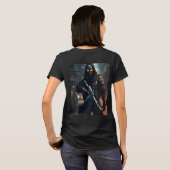 T-shirt mercenaire sombre (Dos entier)