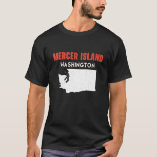 T-shirt Mercer Island Washington USA State America Travel