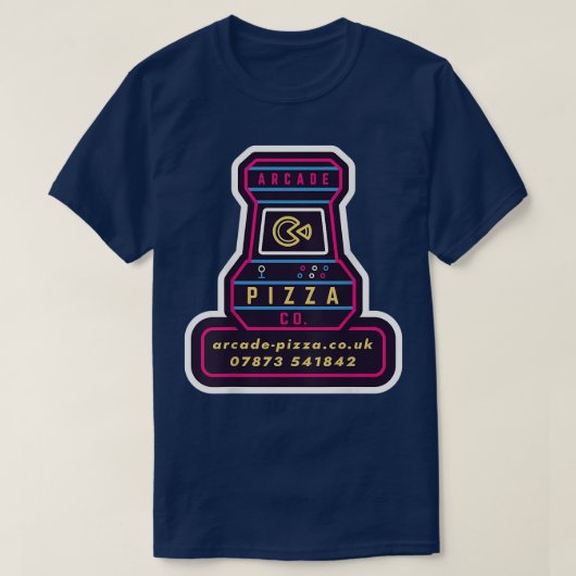 T-shirt Merch Arcde Pizza (Design devant)
