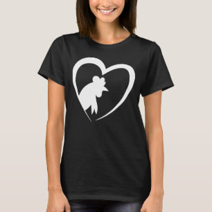 T-shirt Merch Coeur de poulet - Pour les producteurs de po