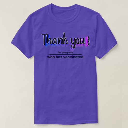 T-shirt Merci à tous (Design devant)