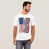 T-shirt Merci aux vétérans - Conception vectorielle de dra (Devant entier)