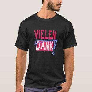 T-shirt Merci beaucoup Joie européenne et bonnes vacances