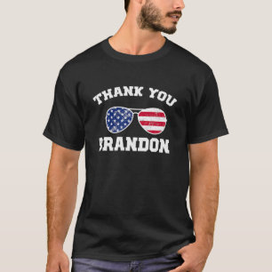 T-shirt Merci Brandon Lunettes de soleil américaines Merci