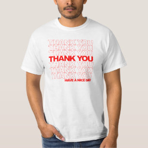 T-shirt Merci - chemise de sac à provisions