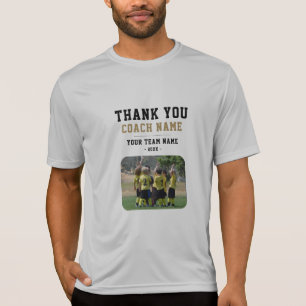 T-shirt Merci Coach Nom de l'équipe Photo Activewear