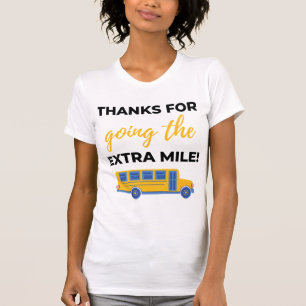 T-shirt Merci d'avoir fait un effort supplémentaire bl
