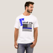 T-SHIRT MERCI DE L'APPLICATION DE LA LOI (Devant entier)