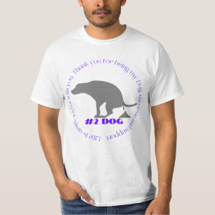 T-shirt Merci d'être mon chien