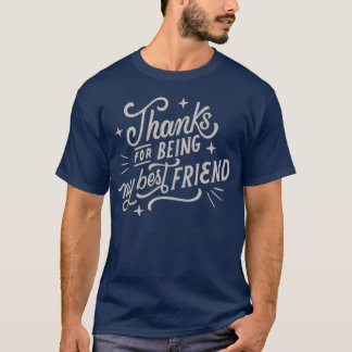 T-shirt Merci d'être mon meilleur ami drôle