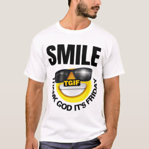 T-SHIRT MERCI DIEU C'EST VENDREDI