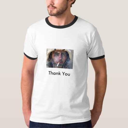 T-shirt Merci d'usmc de Blake Miller (Devant)