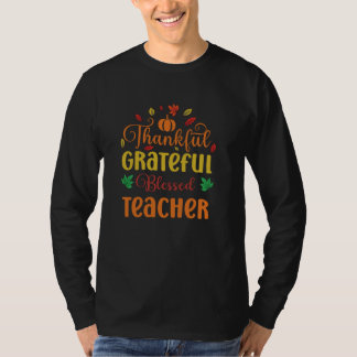 T-shirt Merci Gratuit Professeur Blessé École D'Automne Qu