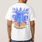 T-shirt Merci Juste À Gme Fire Flakes ! (Dos)