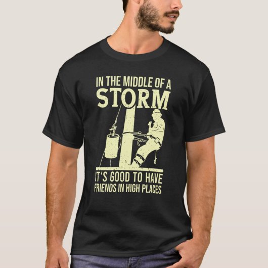 T-shirt Merci Lineman Devis Électrique Lineman Electrici (Devant)