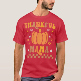 T-shirt Merci Mama Citrouille saison automne automne Thank