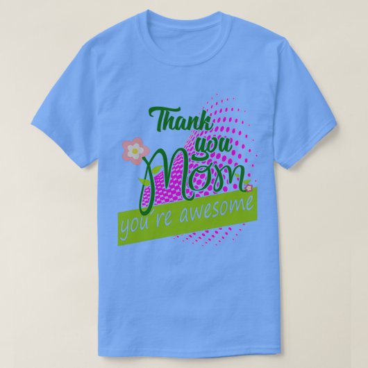 T-shirt Merci Mama Fête des mères (Design devant)