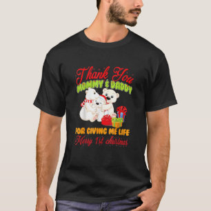 T-shirt Merci Maman Et Papa De Me Donner La Vie Chris