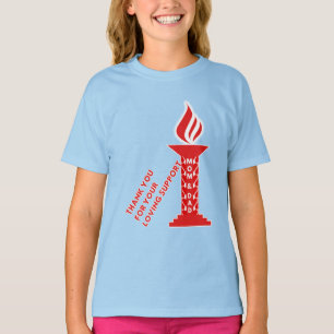 T-shirt Merci, maman et papa, pour votre soutien amoureux