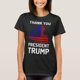 T-shirt Merci Monsieur le Président Trump