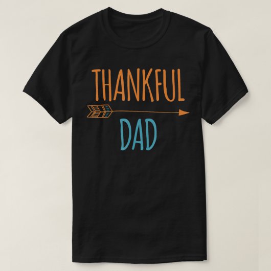 T-shirt Merci Papa Funny Arrow Thanksgiving Holiday (Design devant)