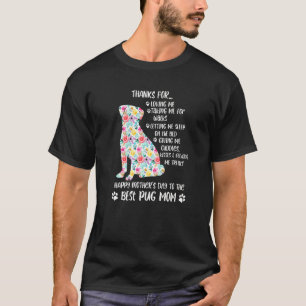T-shirt Merci Pour Bonne Fête Des Mères Au Meilleur Carlin