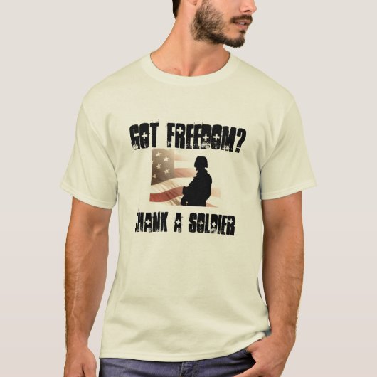 T-shirt Merci pour la liberté (Devant)