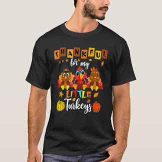 T-shirt Merci Pour Mon Petit Enseignant Turquie Thanksgivi