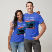 T-shirt Merci Pour Vos Anciens Combattants En Service Acti (Unisexe)
