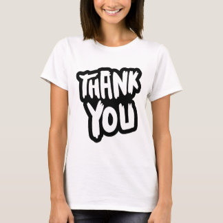 T-shirt Merci – Tee Graphique Simple et Gentil