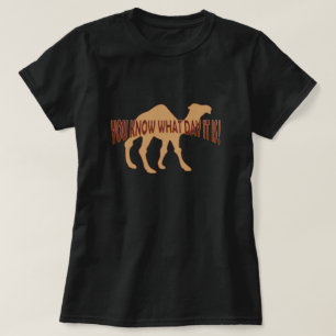 T-shirt Mercredi bosse Mercredi bosse CHAMEAU (QUEL JOUR N