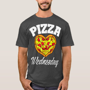 T-shirt Mercredi Pizza Night Drôle Pizza Lover Fast Food5