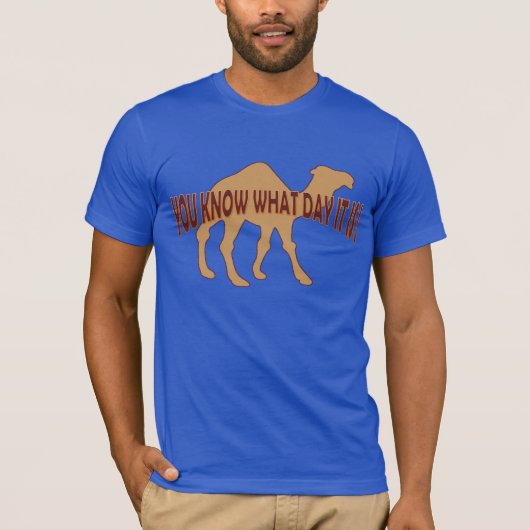 T-SHIRT MERCRI DE LA BOSSE ! CHAMEAU DU MERCREDI DE LA BOS (Devant)
