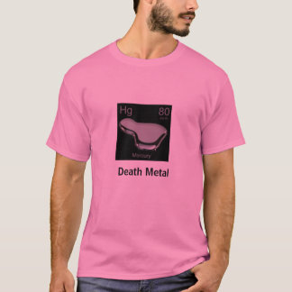 T-shirt mercure, métal de la mort