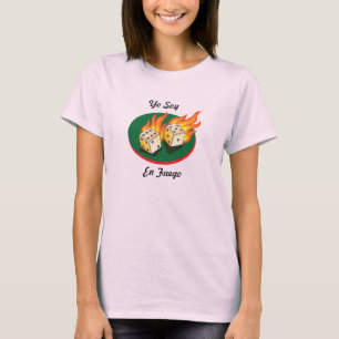 T-shirt Merdes et en Fuego de soja de Gambling_Flaming