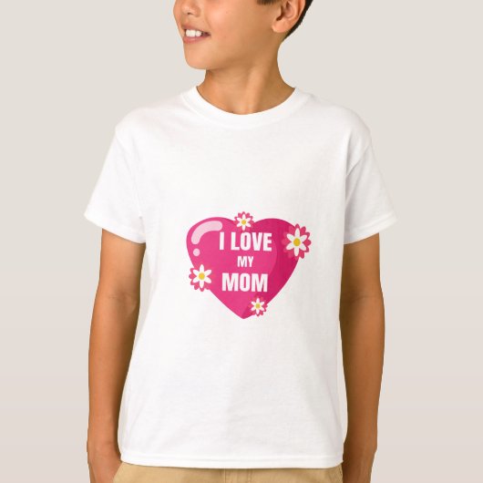 T-shirt mère amour os, mère, amour, mère terre, maman, (Devant)
